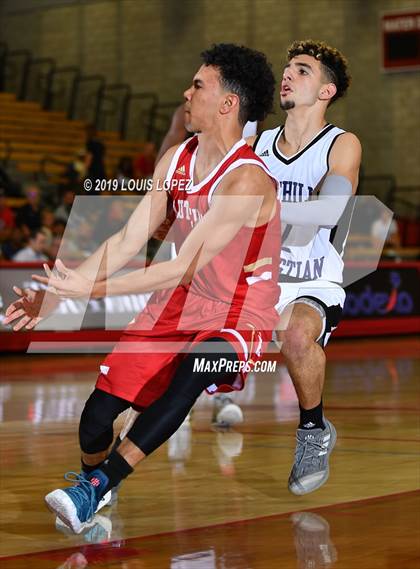 Thumbnail 1 in Foothills Christian vs. Orange Lutheran (Nike Extravaganza) photogallery.