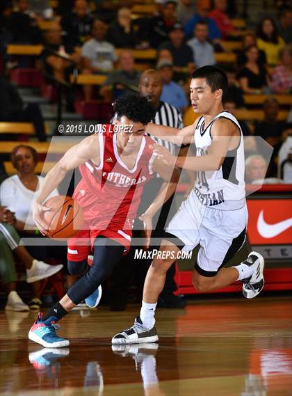 Thumbnail 1 in Foothills Christian vs. Orange Lutheran (Nike Extravaganza) photogallery.