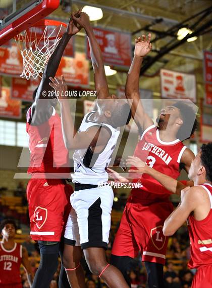 Thumbnail 2 in Foothills Christian vs. Orange Lutheran (Nike Extravaganza) photogallery.