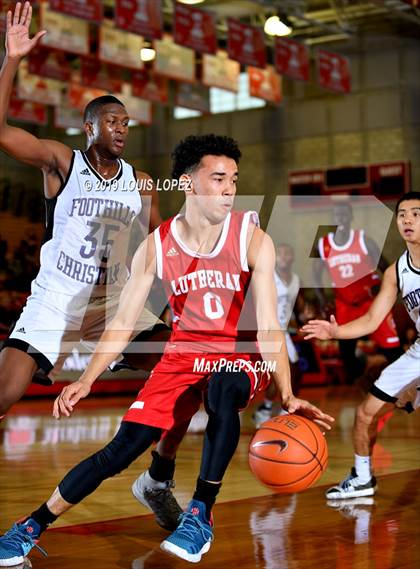Thumbnail 3 in Foothills Christian vs. Orange Lutheran (Nike Extravaganza) photogallery.