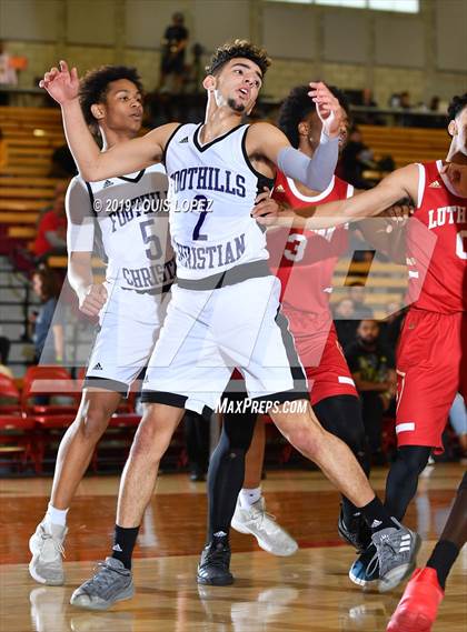 Thumbnail 2 in Foothills Christian vs. Orange Lutheran (Nike Extravaganza) photogallery.