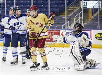 Thumbnail 2 in Boston College High vs. Seton Hall Prep (Notre Dame New Year's Invitational Semifinal) photogallery.