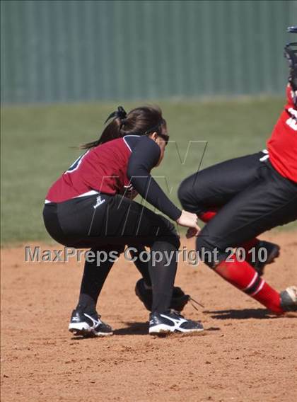 Thumbnail 1 in Burleson vs. Keller Central (Mansfield ISD Varsity Softball Tournament) photogallery.