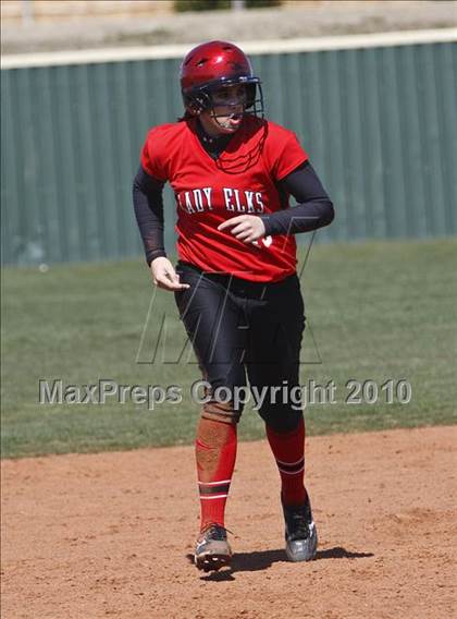 Thumbnail 2 in Burleson vs. Keller Central (Mansfield ISD Varsity Softball Tournament) photogallery.