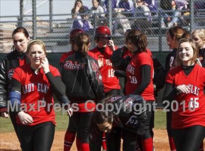 Thumbnail 1 in Burleson vs. Keller Central (Mansfield ISD Varsity Softball Tournament) photogallery.