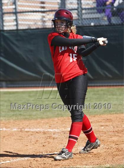 Thumbnail 2 in Burleson vs. Keller Central (Mansfield ISD Varsity Softball Tournament) photogallery.