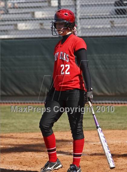 Thumbnail 2 in Burleson vs. Keller Central (Mansfield ISD Varsity Softball Tournament) photogallery.