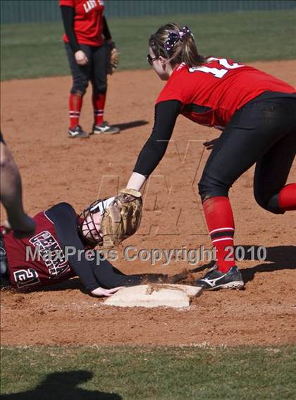 Thumbnail 2 in Burleson vs. Keller Central (Mansfield ISD Varsity Softball Tournament) photogallery.