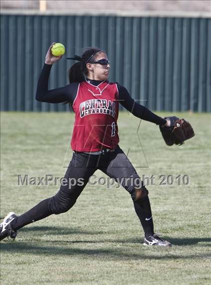 Thumbnail 1 in Burleson vs. Keller Central (Mansfield ISD Varsity Softball Tournament) photogallery.