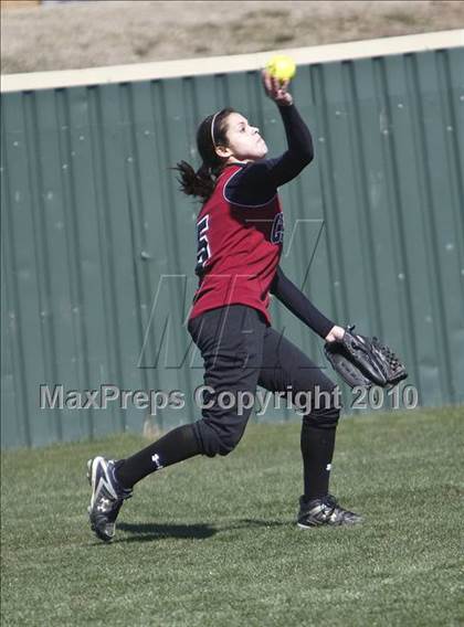 Thumbnail 2 in Burleson vs. Keller Central (Mansfield ISD Varsity Softball Tournament) photogallery.