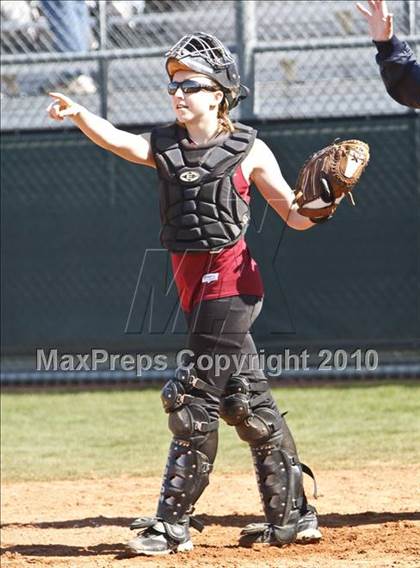 Thumbnail 1 in Burleson vs. Keller Central (Mansfield ISD Varsity Softball Tournament) photogallery.