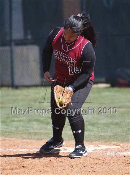 Thumbnail 1 in Burleson vs. Keller Central (Mansfield ISD Varsity Softball Tournament) photogallery.