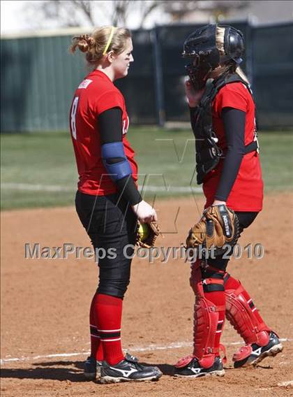 Thumbnail 2 in Burleson vs. Keller Central (Mansfield ISD Varsity Softball Tournament) photogallery.