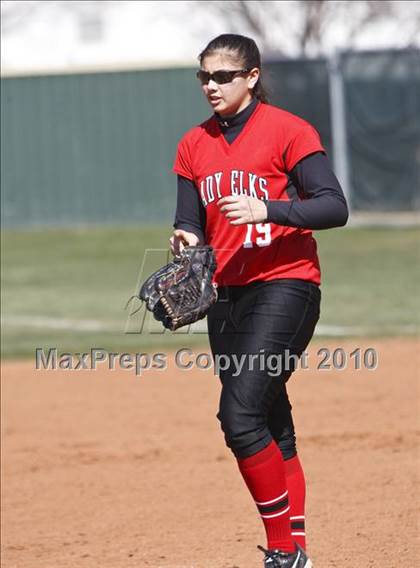 Thumbnail 2 in Burleson vs. Keller Central (Mansfield ISD Varsity Softball Tournament) photogallery.