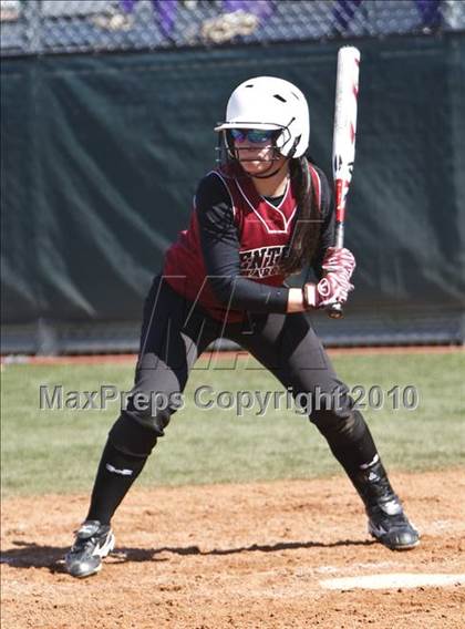 Thumbnail 2 in Burleson vs. Keller Central (Mansfield ISD Varsity Softball Tournament) photogallery.