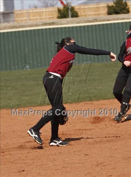 Thumbnail 1 in Burleson vs. Keller Central (Mansfield ISD Varsity Softball Tournament) photogallery.