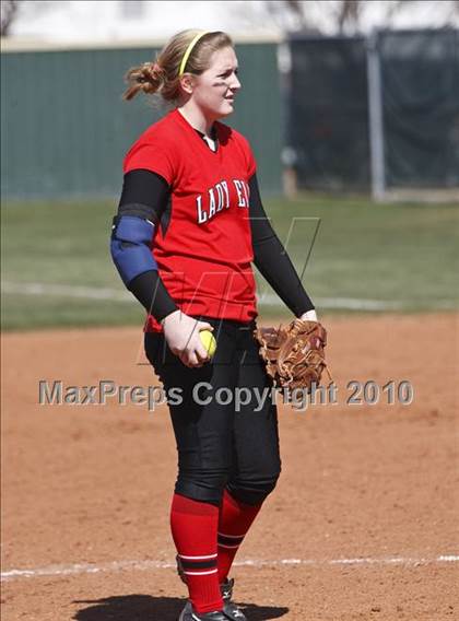 Thumbnail 2 in Burleson vs. Keller Central (Mansfield ISD Varsity Softball Tournament) photogallery.