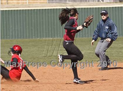Thumbnail 1 in Burleson vs. Keller Central (Mansfield ISD Varsity Softball Tournament) photogallery.