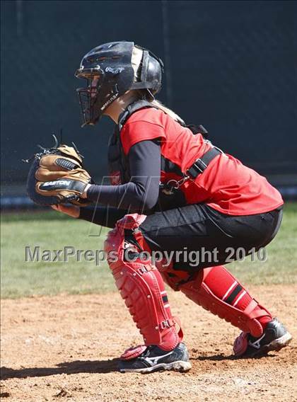 Thumbnail 1 in Burleson vs. Keller Central (Mansfield ISD Varsity Softball Tournament) photogallery.