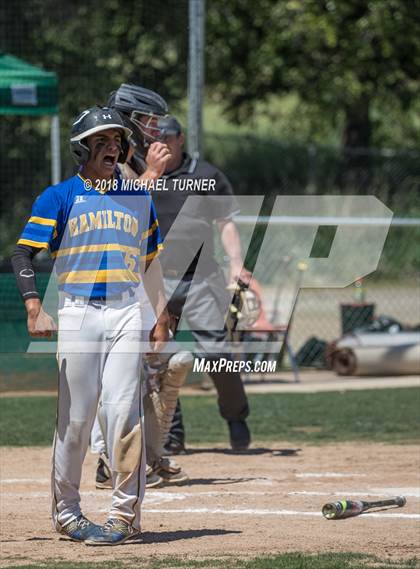 Thumbnail 2 in Modoc vs. Hamilton (NSCIF D5 Final) photogallery.
