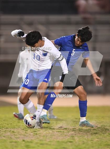Thumbnail 1 in Frontier vs Lompoc (CIF CS D4 Semifinal) photogallery.