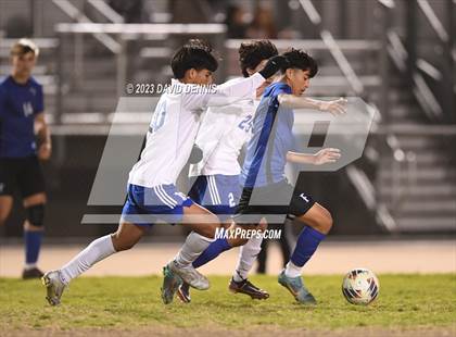 Thumbnail 1 in Frontier vs Lompoc (CIF CS D4 Semifinal) photogallery.