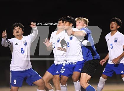 Thumbnail 1 in Frontier vs Lompoc (CIF CS D4 Semifinal) photogallery.