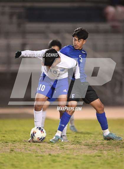 Thumbnail 2 in Frontier vs Lompoc (CIF CS D4 Semifinal) photogallery.