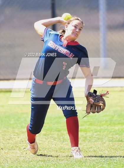 Thumbnail 1 in Centennial vs. Casteel (AIA 5A Round 1A Playoff) photogallery.