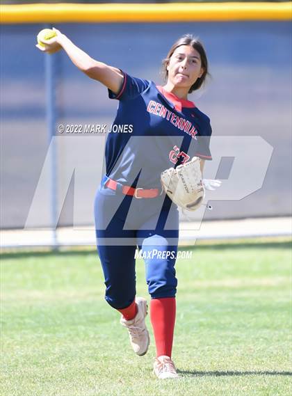Thumbnail 3 in Centennial vs. Casteel (AIA 5A Round 1A Playoff) photogallery.