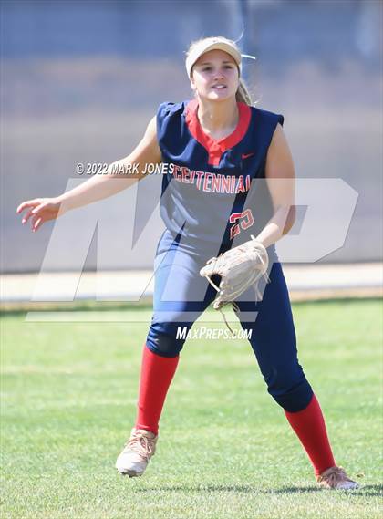 Thumbnail 3 in Centennial vs. Casteel (AIA 5A Round 1A Playoff) photogallery.
