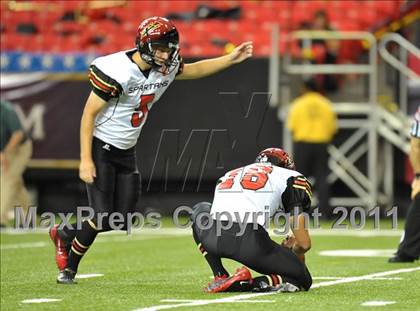 Thumbnail 3 in Greater Atlanta Christian vs. Westminster (Great American Football Classic) photogallery.