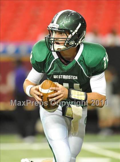 Thumbnail 3 in Greater Atlanta Christian vs. Westminster (Great American Football Classic) photogallery.