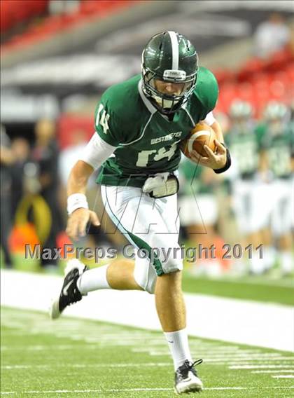 Thumbnail 3 in Greater Atlanta Christian vs. Westminster (Great American Football Classic) photogallery.