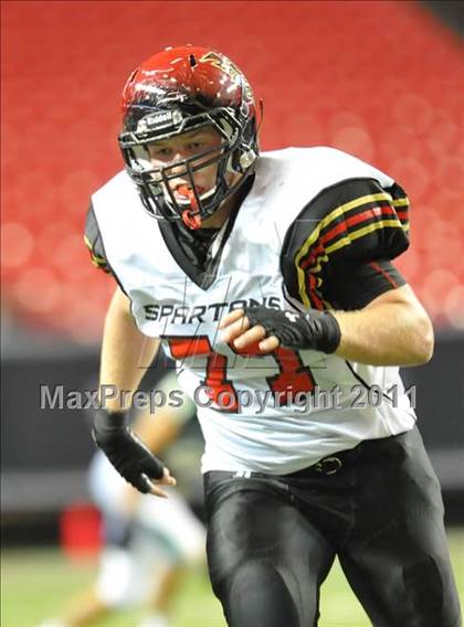 Thumbnail 2 in Greater Atlanta Christian vs. Westminster (Great American Football Classic) photogallery.