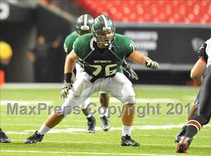 Thumbnail 3 in Greater Atlanta Christian vs. Westminster (Great American Football Classic) photogallery.
