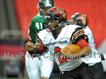 Thumbnail 3 in Greater Atlanta Christian vs. Westminster (Great American Football Classic) photogallery.
