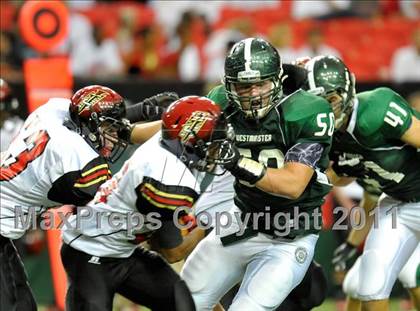 Thumbnail 2 in Greater Atlanta Christian vs. Westminster (Great American Football Classic) photogallery.