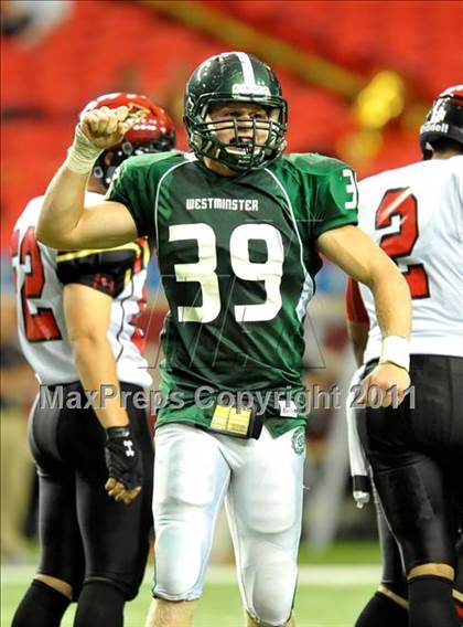 Thumbnail 3 in Greater Atlanta Christian vs. Westminster (Great American Football Classic) photogallery.