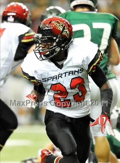 Thumbnail 2 in Greater Atlanta Christian vs. Westminster (Great American Football Classic) photogallery.
