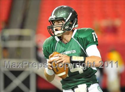 Thumbnail 2 in Greater Atlanta Christian vs. Westminster (Great American Football Classic) photogallery.