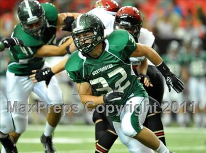 Thumbnail 2 in Greater Atlanta Christian vs. Westminster (Great American Football Classic) photogallery.