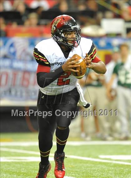 Thumbnail 2 in Greater Atlanta Christian vs. Westminster (Great American Football Classic) photogallery.