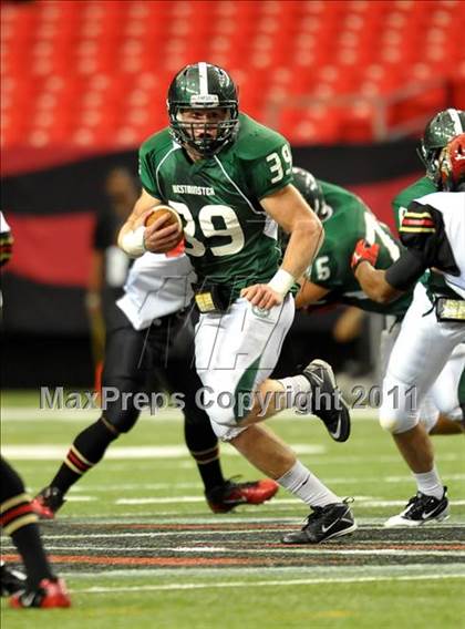 Thumbnail 3 in Greater Atlanta Christian vs. Westminster (Great American Football Classic) photogallery.