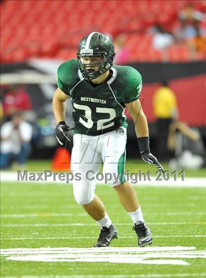 Thumbnail 3 in Greater Atlanta Christian vs. Westminster (Great American Football Classic) photogallery.