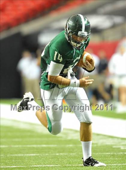 Thumbnail 2 in Greater Atlanta Christian vs. Westminster (Great American Football Classic) photogallery.