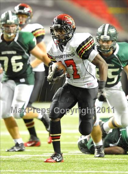 Thumbnail 2 in Greater Atlanta Christian vs. Westminster (Great American Football Classic) photogallery.