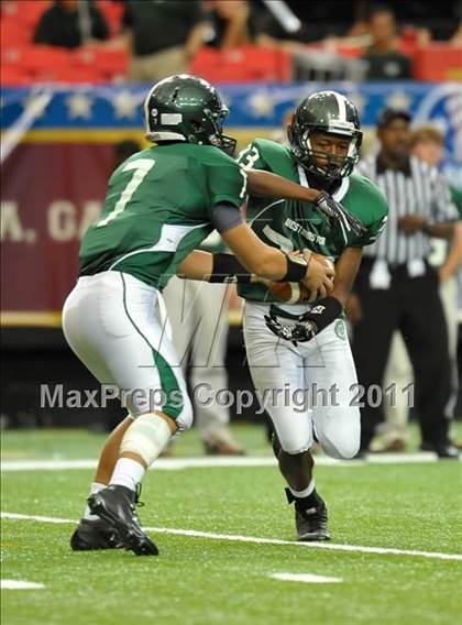 Thumbnail 1 in Greater Atlanta Christian vs. Westminster (Great American Football Classic) photogallery.