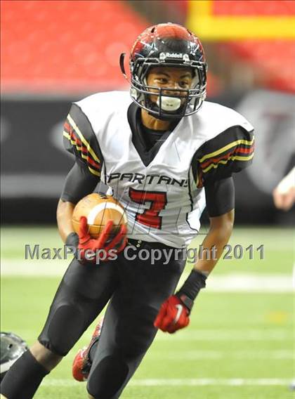 Thumbnail 3 in Greater Atlanta Christian vs. Westminster (Great American Football Classic) photogallery.