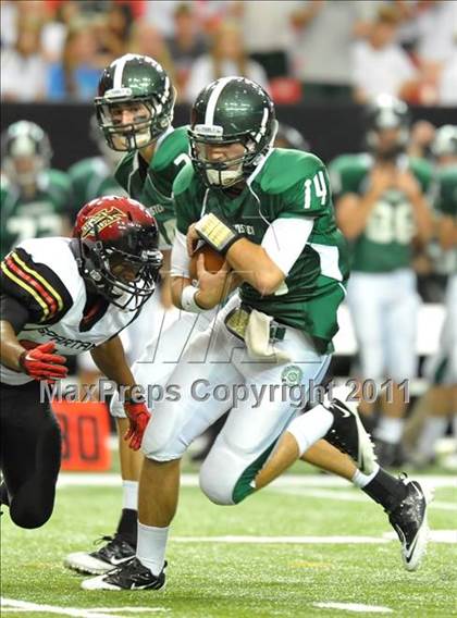 Thumbnail 2 in Greater Atlanta Christian vs. Westminster (Great American Football Classic) photogallery.